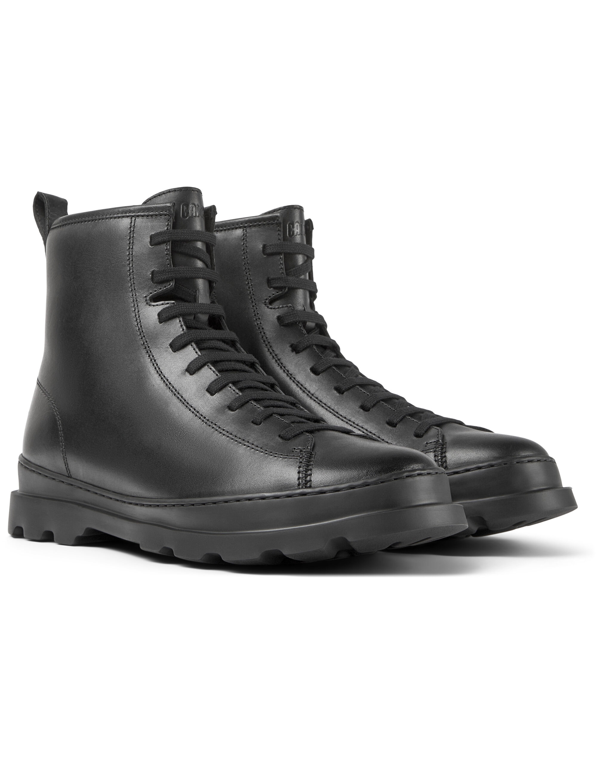 Camper Brutus K300245-004 Black Ankle Boots for Men