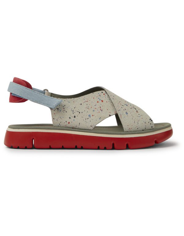 Camper Oruga K200157-039 Grey Sandals for Women