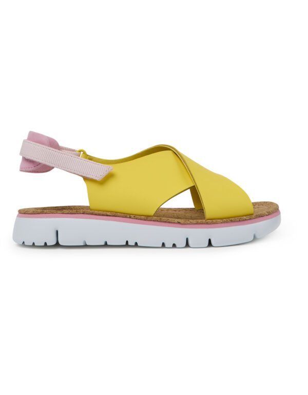 Camper Oruga K200157-040 Yellow Sandals for Women