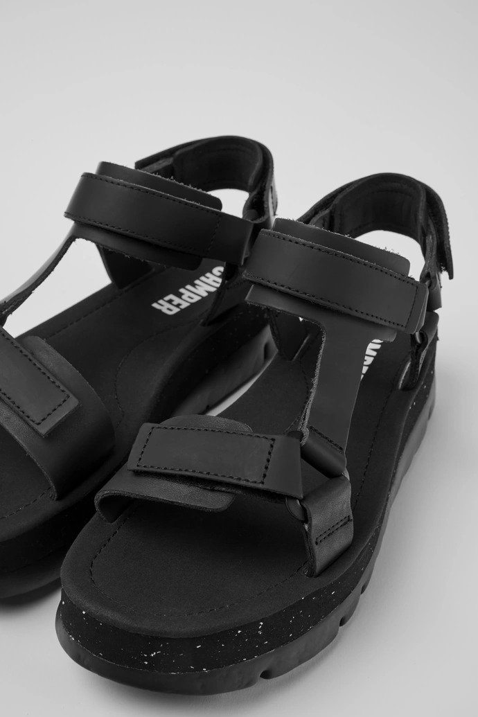 Camper Oruga Up K201037-024 Black Sandals for Women