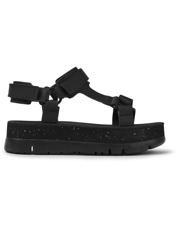 Camper Oruga Up K201037-024 Black Sandals for Women