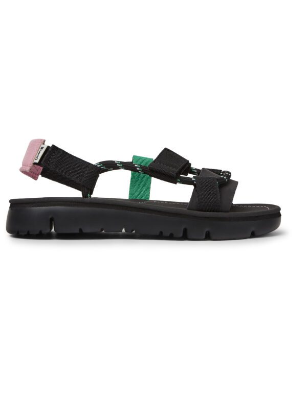 Camper Oruga K201191-005 Black Sandals for Women