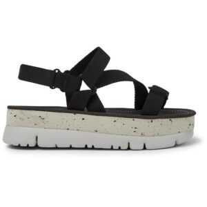 Camper Oruga Up K201330-001 Black Sandals for Women