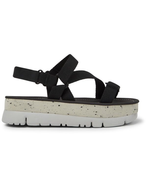 Camper Oruga Up K201330-001 Black Sandals for Women