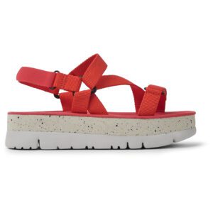 Camper Oruga Up K201330-005 Red Sandals for Women