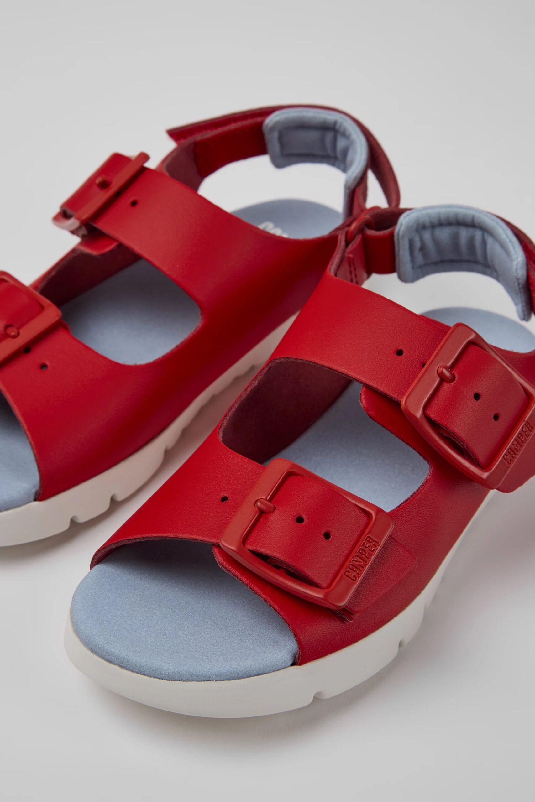 Camper Oruga K800429-010 Red Sandals for Kids