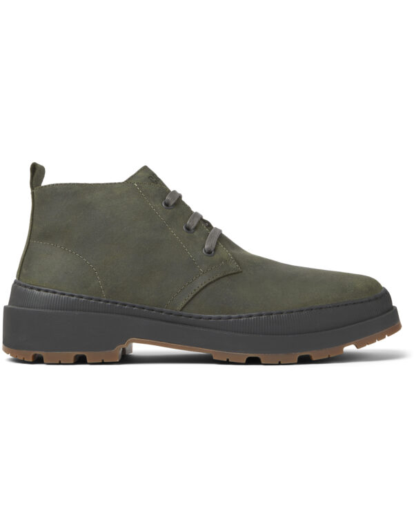 Camper Brutus Trek K300434-002 Green Ankle Boots for Men