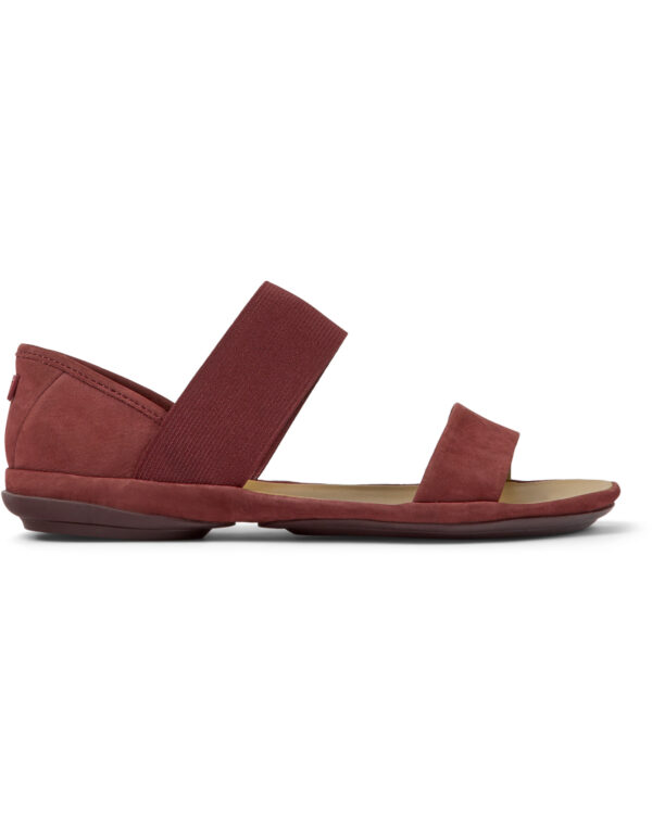 Camper Right 21735-085 Burgundy Sandals for Women