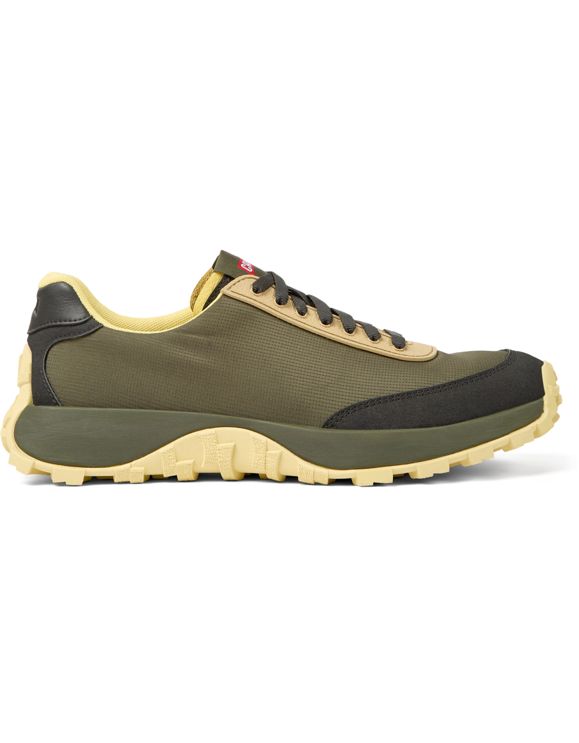 CAMPER: Drift Trail sneakers in recycled fabric and recycled leather -  Green