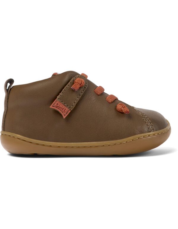 Camper Peu Cami 80153-095 Brown Ankle Boots for Kids