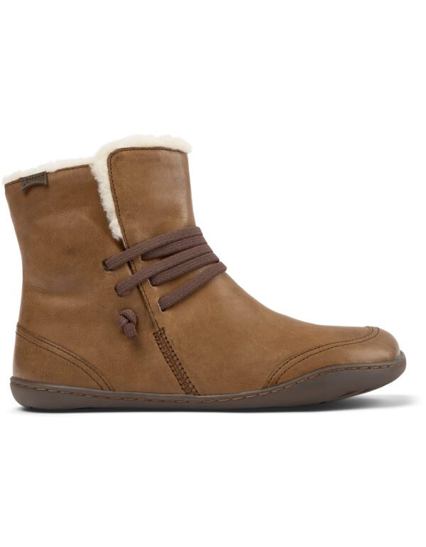 Camper Peu Cami K400505-013 Brown Ankle Boots for Women