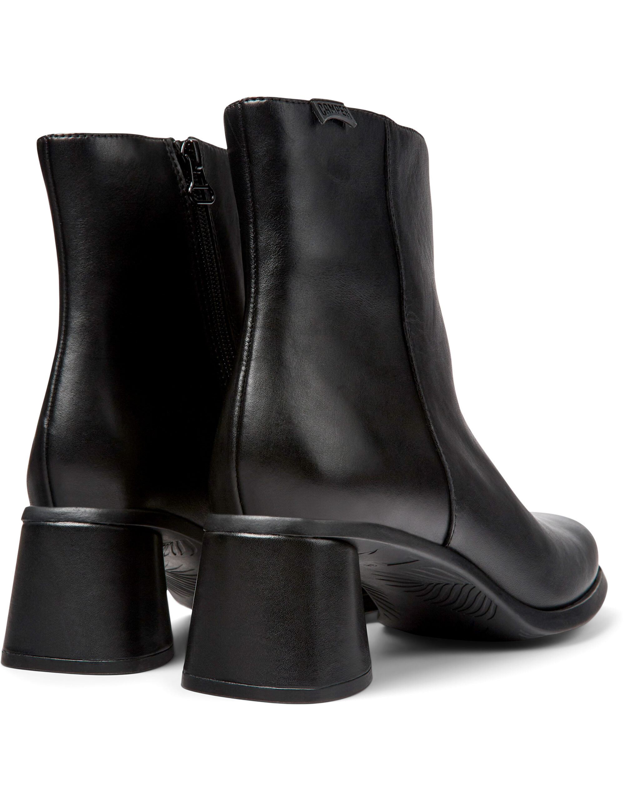 Camper Right Calfskin Ankle Boots (Boots,Flat Boots)