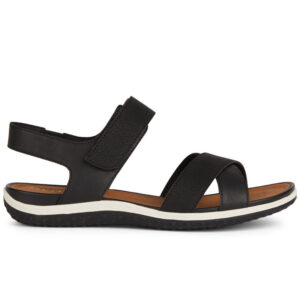 Geox Vega D45R6B 0EKBN C9999 Black Sandals for Women