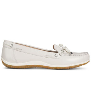 Geox Vega D92DNB 043BC C1002 White Loafer for Women