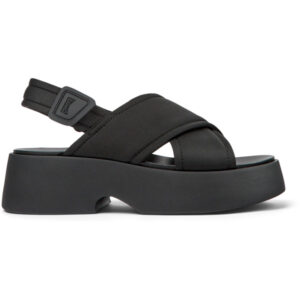 Camper Tasha K201610-001 Black Sandals for Women