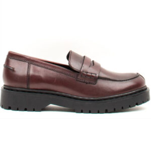 Geox Bleyze D16QDB 00043 C7005 Burgundy Loafers for Women