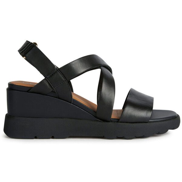 Geox Spherica D35G0D 000TU C9999 Black Sandals for Women