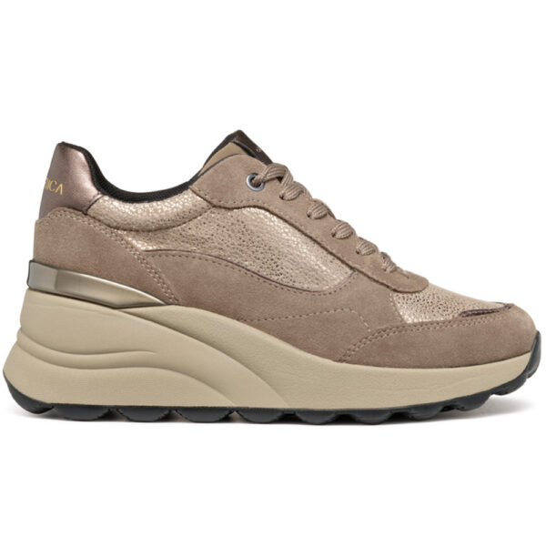 Geox Spherica D45WAA 0JS22 C6029 Μπεζ Γυναικεία Sneakers