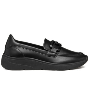 Geox Cristael D46MXB 000BC C9999 Black Loafers for Women