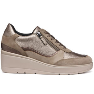 Geox Ilde D46RAA 02N22 C6029 Μπεζ Γυναικεία Sneakers