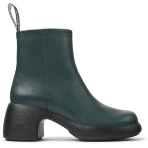 Camper Thelma K400784-002 Green Ankle Boots for Women